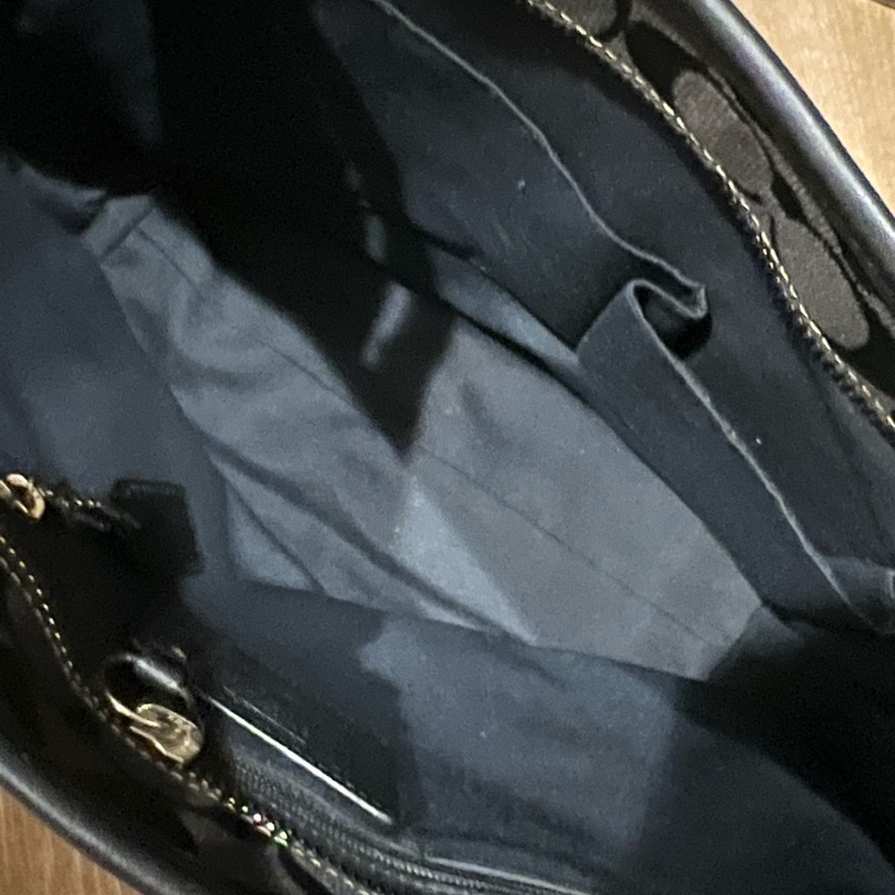 COACH Signature Legacy Tote Black - Picture 11 of 15